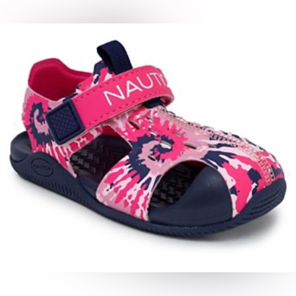 Nautica Toddler Pink and Blue Sandals